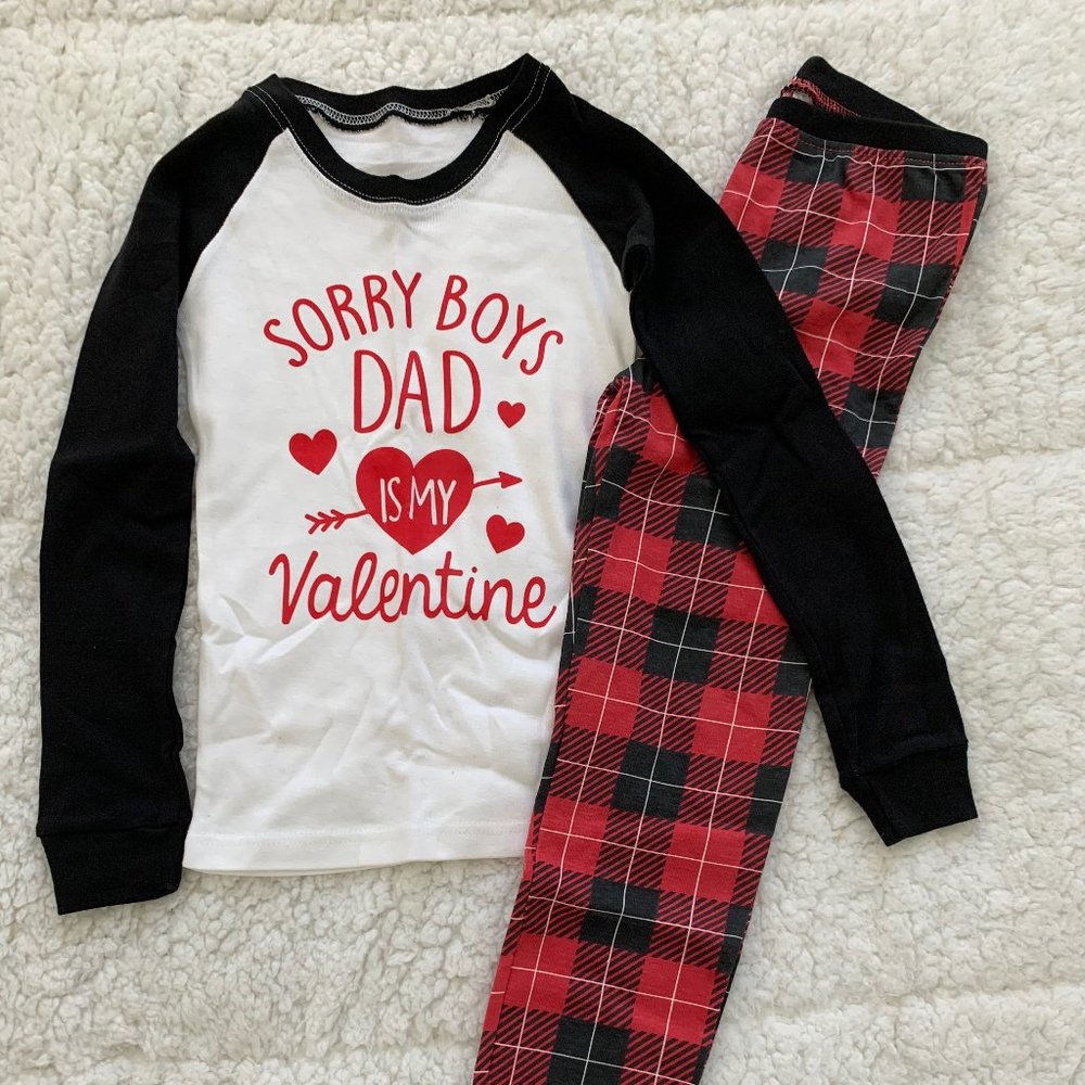 Valentine PJs - Sorry Boys Dad Is My Valentine